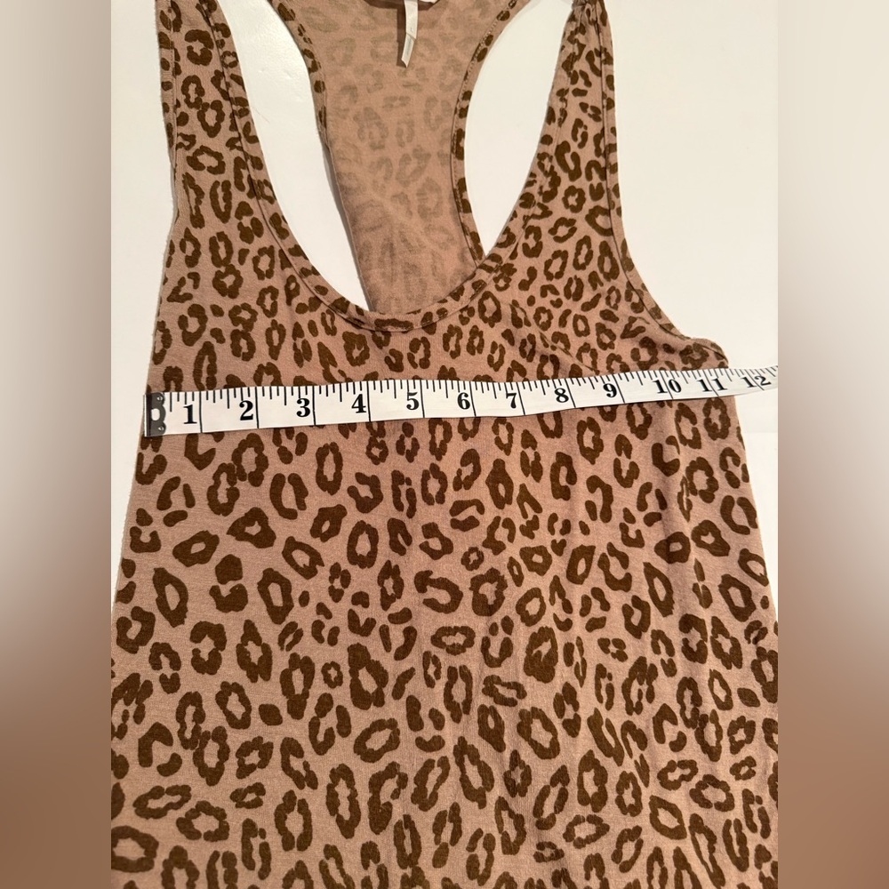 Kirra Tan Leopard Print Tank Top - Picture 3 of 7